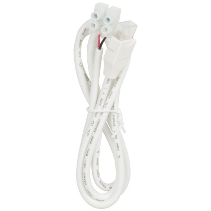 Top Bend Light to Wire Connector w/ EZ Connector  3 ft wire