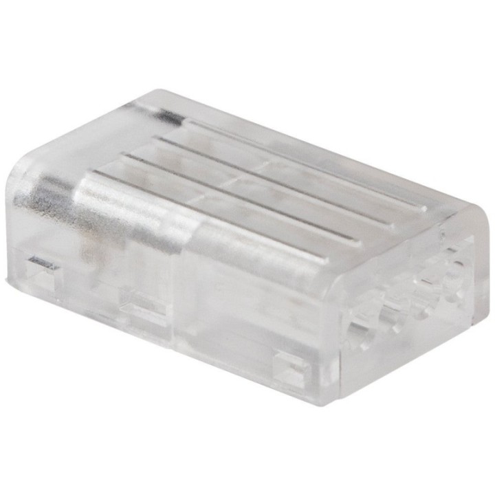 RGB Tape Light to Wire Connector with Dedicated Wire Channels  Clear