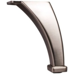 4-1/8" Square Curved Metal Furniture Leg