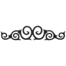 25" W x 1/2" D x 5-3/8" H Metal Onlay