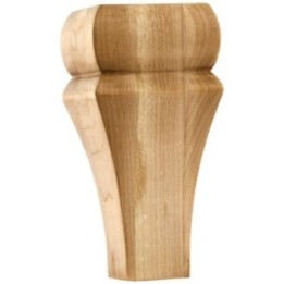 Square Contemporary Bun Foot
