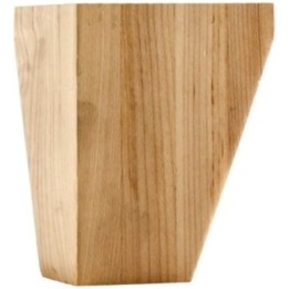 3-1/2" W x 3-1/2" D x 4-1/2" H Square Shaker Bun Foot