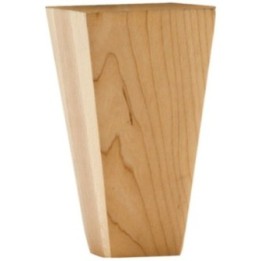 Square Tapered Shaker Bun Foot