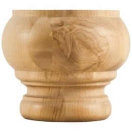 4-3/4" W x 4-3/4" D x 4" H Reversible Bun Foot