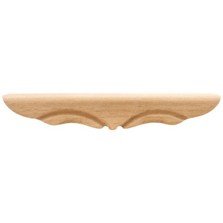 11-3/8" W x 1-3/4" D x 1-11/16" H Middle Rounded Pedestal Foot