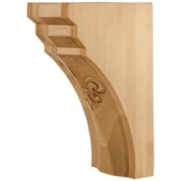 Fleur-de-Lis Beveled Corbel