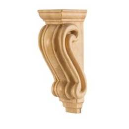 2-9/16" W x 2-7/16" D x 7" H Scrolled Corbel