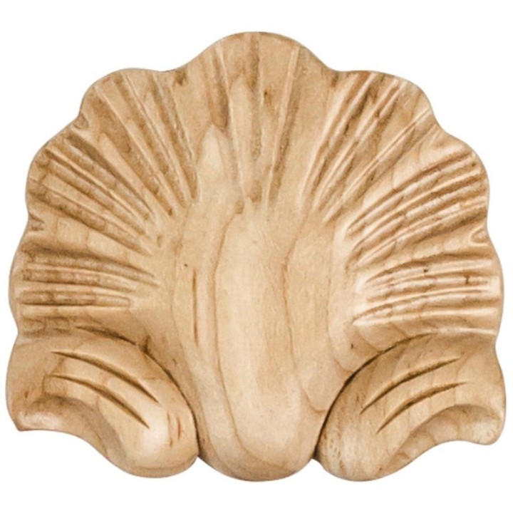 3-1/8" W x 1/2" D x 2-7/8" H Shell Appliqué