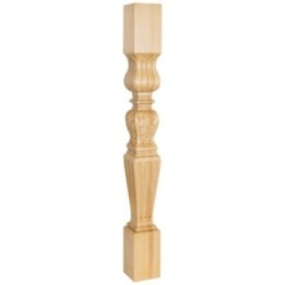 Fluted Acanthus Post