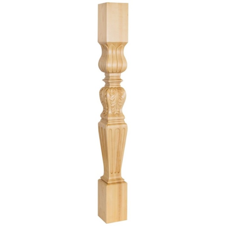 Fluted Acanthus Post