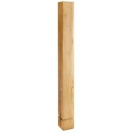 3-1/2" W x 3-1/2" D x 35-1/2" H Shaker Post