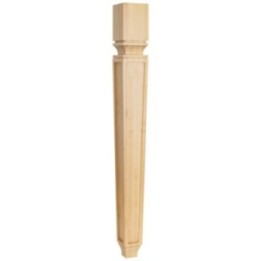 3-3/4" W x 3-3/4" D x 35-1/2" H Tapered Square Mission Post