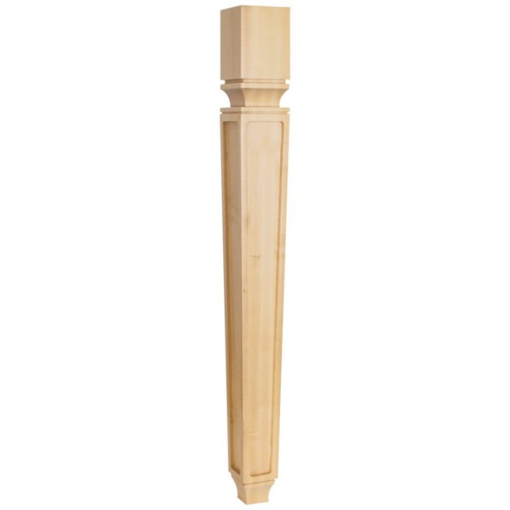 3-3/4" W x 3-3/4" D x 35-1/2" H Tapered Square Mission Post