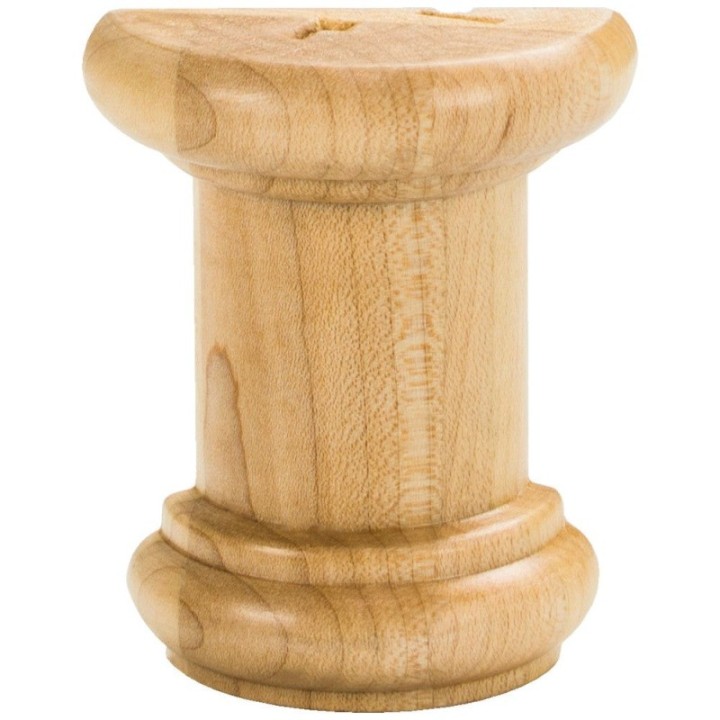 2-1/2" W x 1-1/4" D x 3" H Half Round Spool