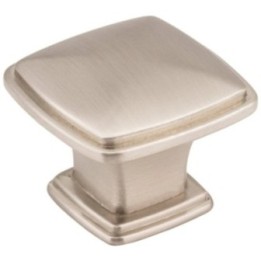 1-1/4" Overall Length Square Milan 1 Cabinet Knob
