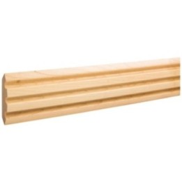 3/4" D x 2-3/4" H Fluted Corner Moulding