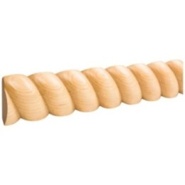 7/8" D x 2-11/16" H Rope Corner Moulding