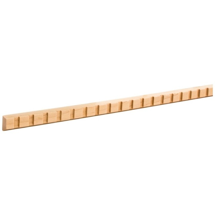 1/2" D x 3/4" H Dentil Moulding