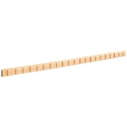 1/4" D x 1/2" H Dentil Moulding