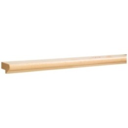 1-1/2" D x 13/16" H Bullnose & Cove Light Rail Moulding