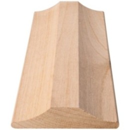 3/4" D x 3-3/16" H Stemware Rail Moulding