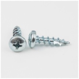 #10 x 3/4" Zinc Plated Phillips Drive Type 17 Coarse Thread Pan Head Screw Sold by the Box. Order 2 for a Box of 2 000 Screws