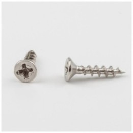 #5" x 5/8" Bright Nickel Phillips Drive Coarse Thread Flat Head Screw Sold by the Box. Order 7.5 for a Box of 7 500 Screws
