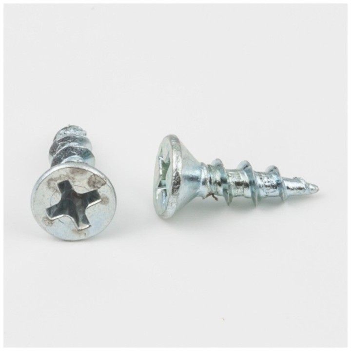 #6 x 1/2" Zinc Plated Phillips Drive Coarse Thread Flat Head Screw Sold by the Keg. Order 25 for a Keg of 25 000 Screws