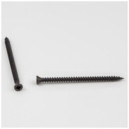 #6 x 2-1/4" Trim Head Square #1 Drive Screw  Finish: Black  Sold by the Keg. Order 5 for a Keg of 5 000 Screws