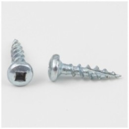 #6 x 5/8" Zinc Plated #1 Square Drive Type 17 Coarse Thread Pan Head Screw Sold by the Box. Order 6 for a Box of 6 000 Screws