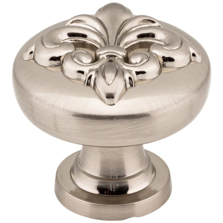 1-3/8" Diameter Fleur-de-lis Lafayette Cabinet Knob