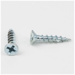 #6 x 3/4" Zinc Plated Phillips Drive Type 17 Coarse Thread Flat Head Screw Sold by the Keg. Order 20 for a Keg of 20 000 Screws