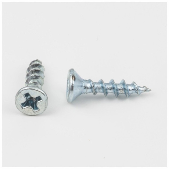 #6 x 5/8" Zinc Plated Phillips Drive Coarse Thread Flat Head Screw. Order 2 for a Box of 2 000 Screws