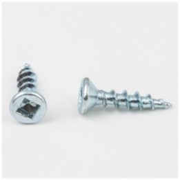 #6 x 5/8" Zinc Plated Square Drive Type 17 Coarse Thread Flat Head Screw Sold by the Box. Order 6 for a Box of 6 000 Screws