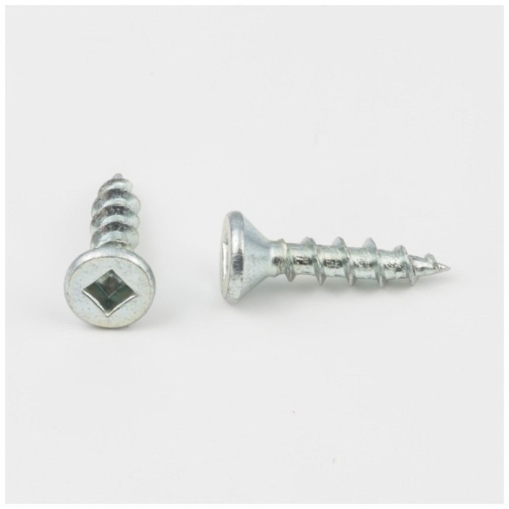 #6 x 5/8" Zinc Plated Square Drive Coarse Thread Flat Head Screw Sold by the Box. Order 6 for a Box of 6 000 Screws