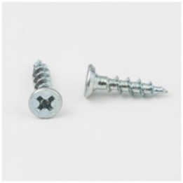 #6 x 5/8" Bright Nickel Phillips Drive Coarse Thread Flat Head Screw Sold by the Keg. Order 25 for a Keg of 25 000 Screws
