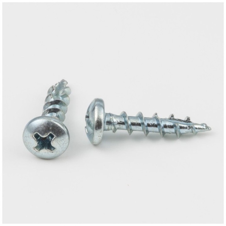 #8 x 3/4" Zinc Plated Phillips Drive Type 17 Coarse Thread Pan Head Screw Sold by the Box. Order 2.5 for a Box of 2 500 Screws