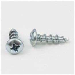 #8 x 5/8" Zinc plated Phillips Drive Coarse Thread Pan Head Screw Sold by the Keg. Order 14 for a Keg of 14 000 Screws