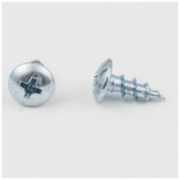 #8 x 7/16" Zinc Plated Phillips Drive Coarse Thread Truss Head Screws Sold by the Keg. Order 20 for a Keg of 20 000 Screws