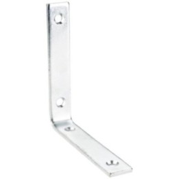 4" x 4" Zinc Plated Steel Corner Brace