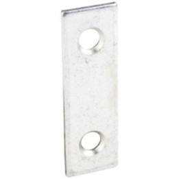 2" x 5/8" Zinc Plated Steel Mending Plate