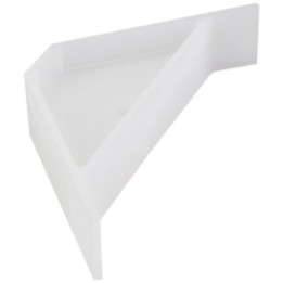 2-5/8" x 2-5/8" x 3/4" Plastic Corner Brace - Priced and Sold by the Thousand. Order 1 for 1 000 Pieces