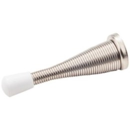 3" Spring Door Stop with Rubber Tip