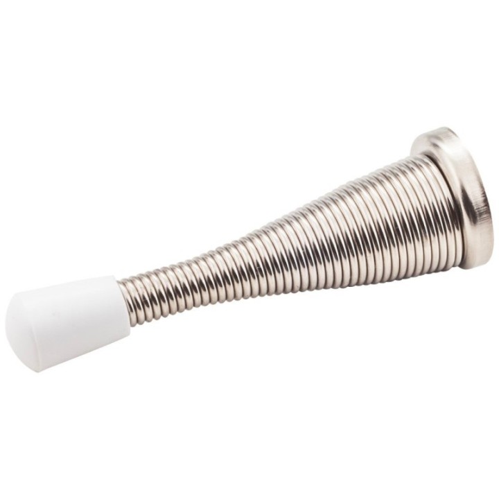 3" Spring Door Stop with Rubber Tip