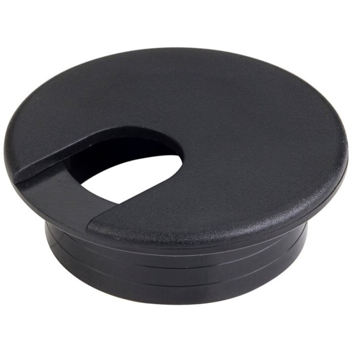 2 Piece Black Plastic Wire Grommet for 1-7/8" Diameter Hole