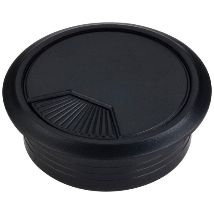 Black 3 Piece Spring Grommet for 60 mm Diameter Hole