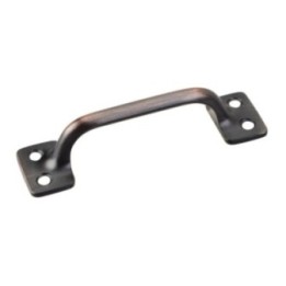 Sash Pull  4-1/16" x 1-1/8" in Dark Brushed Antique Copper Finish