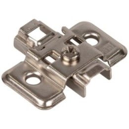 HR MAX™ Standard Duty 3 mm Cam Adjustable Steel Plate for 500 Series Euro Hinges