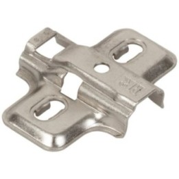 HR MAX™ Standard Duty 3 mm Non-Cam Adjustable Steel Plate for 500 Series Euro Hinges