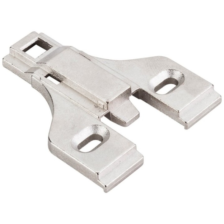 HR MAX™ Heavy Duty 0 mm Non-Cam Adj Zinc Die Cast Plate for Cabinet Refacing for 500 Series Euro Hinges